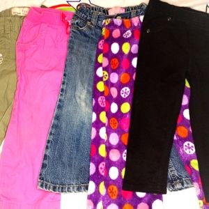 Girls Toddler Pants bundle